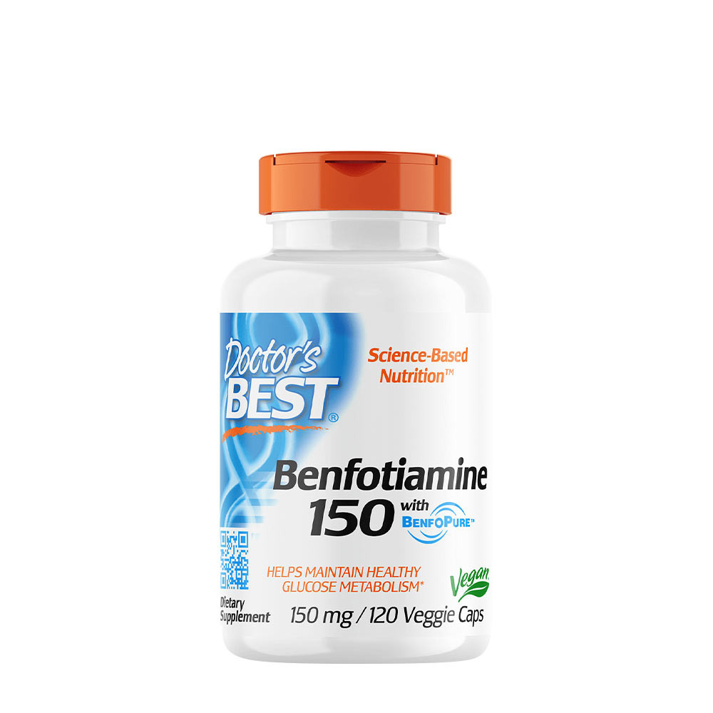 Doctor S Best Benfotiamine With Benfopure 150 Mg 120 V   Benfotiamine 150mg 120 Caps SUPP.webp