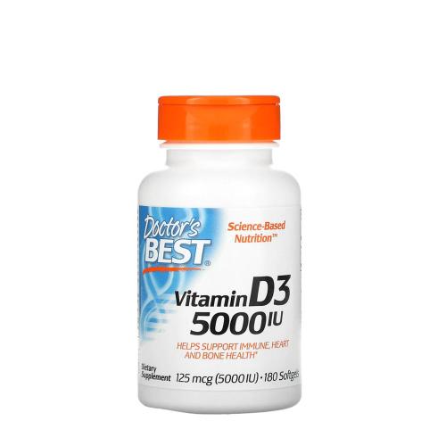 Doctor's Best Vitamin D3 5000 IU (180 Softgels)