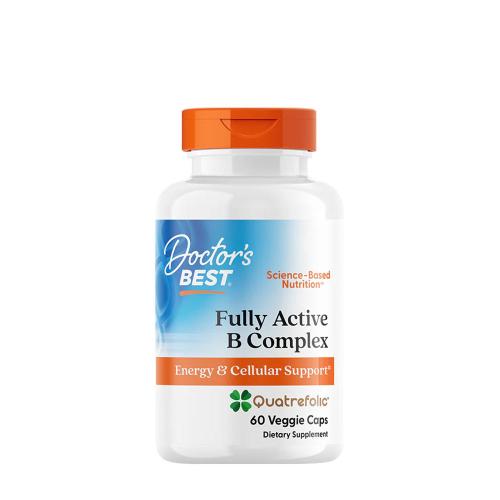 Doctor's Best Fully Active B Complex with Quatrefolic (60 Capsules)