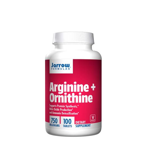 Jarrow Formulas Arginine + Ornithine 750 mg (100 Tablets)