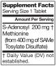 Jarrow Formulas SAMe 200 (20 Tablets)