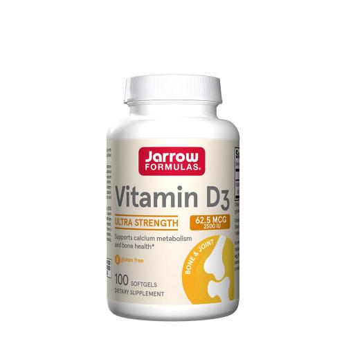 Jarrow Formulas Vitamin D3 2500 IU (100 Softgels)