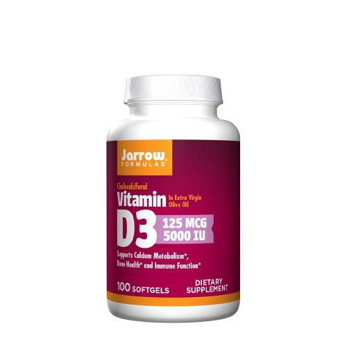 Jarrow Formulas Vitamin D3 5000 IU  (100 Softgels)