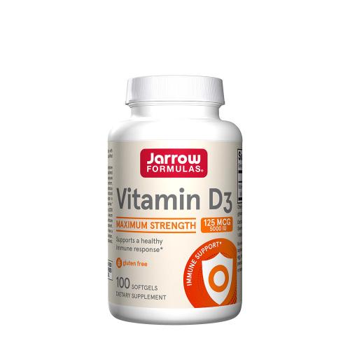 Jarrow Formulas Vitamin D3 5000 IU  (100 Softgels)