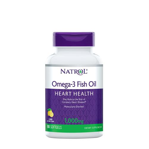 Natrol Omega-3 Fish Oil 1000 mg (90 Softgels, Natural Lemon)