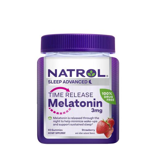 Natrol Melatonin Gummy 3 mg  (65 gummies, Strawberry)