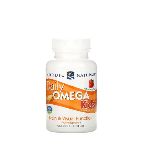 Nordic Naturals Daily Omega Kids (30 Softgels, Natural Fruit Flavor)