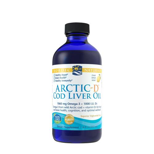 Nordic Naturals Arctic Cod Liver Oil 1060 mg (237 ml, Lemon)