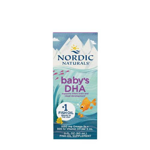 Nordic Naturals Baby's Dha With Vitamin D3 1050 mg (60 ml, Unflavored)