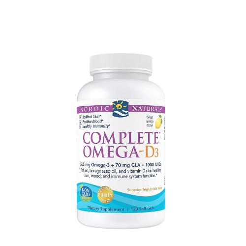 Nordic Naturals Complete Omega-D3 (120 Softgels, Lemon)