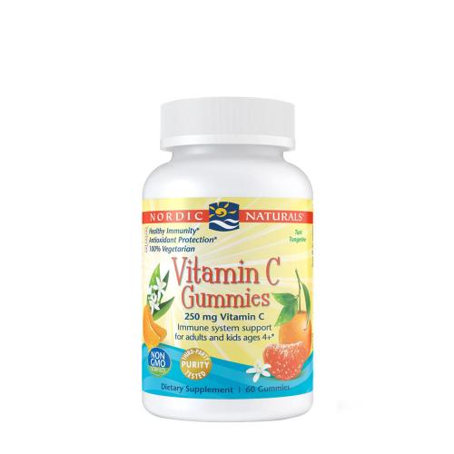 Vitamin C Gummies 250 mg  (120 gummies, Tangerine)