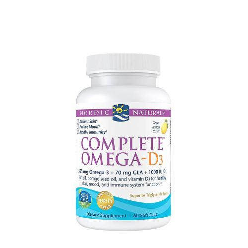 Nordic Naturals Complete Omega-D3 (60 Softgels, Lemon)