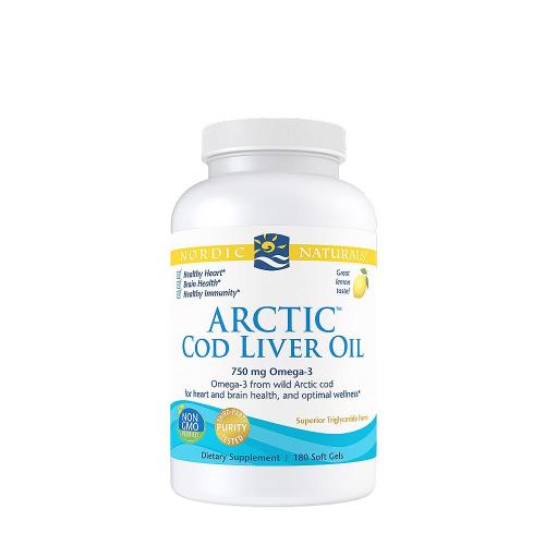 Nordic Naturals Arctic Cod Liver Oil 750 mg (180 Softgels, Lemon)
