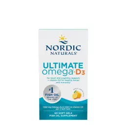 Nordic Naturals Ultimate Omega-D3 (60 Softgels, Lemon)