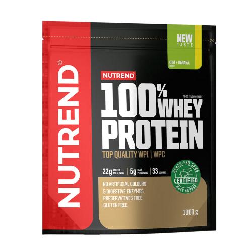 Nutrend 100% Whey Protein (1000 g, Kiwi Banana)