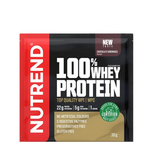 Nutrend 100% Whey Protein (30 g, Chocolate Brownie)