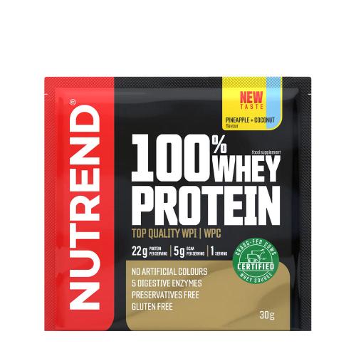 Nutrend 100% Whey Protein (30 g, Pineapple Coconut)