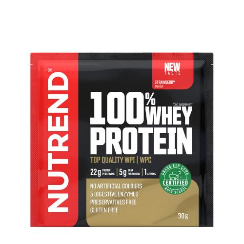 Nutrend 100% Whey Protein (30 g, Strawberry)
