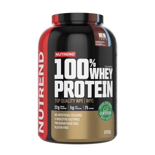 Nutrend 100% Whey Protein (2250 g, Chocolate Coconut)