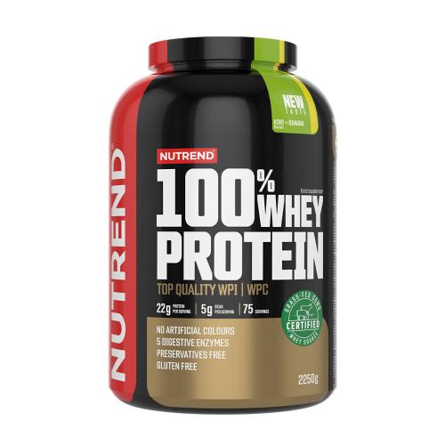 Nutrend 100% Whey Protein (2250 g, Kiwi Banana)