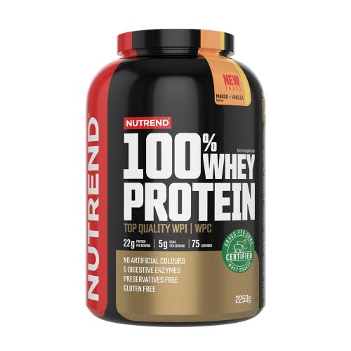 Nutrend 100% Whey Protein (2250 g, Mango & Vanilla)