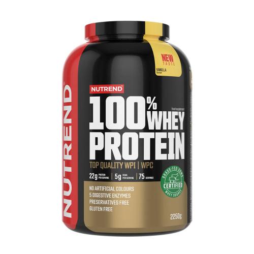 Nutrend 100% Whey Protein (2250 g, Vanilla)