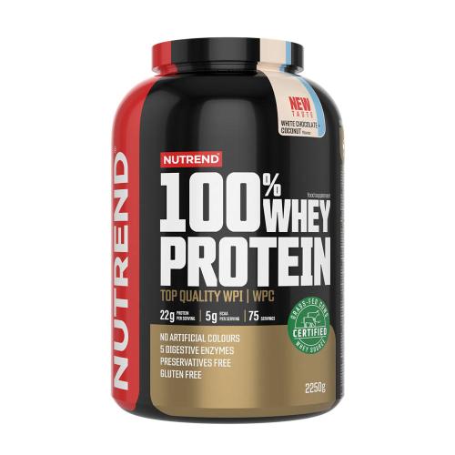 Nutrend 100% Whey Protein (2250 g, White Chocolate Coconut)