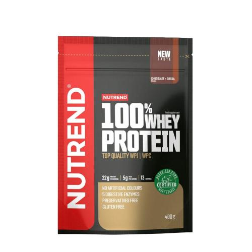 Nutrend 100% Whey Protein (400 g, Chocolate & Cocoa)