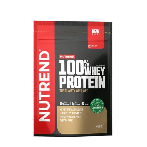 Nutrend 100% Whey Protein (400 g, Strawberry)