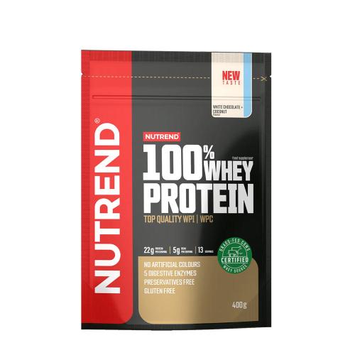 Nutrend 100% Whey Protein (400 g, White Chocolate Coconut)