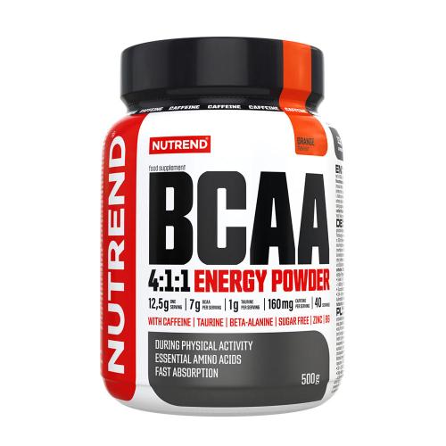 Nutrend BCAA 4:1:1 Energy Powder (500 g, Orange)