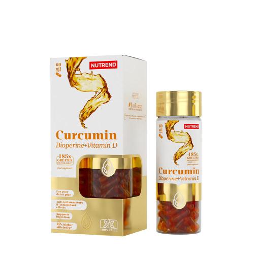 Nutrend Curcumin + Bioperine + Vitamin D (60 Capsules)