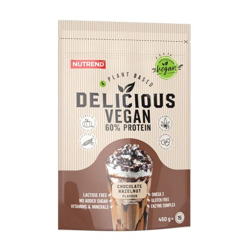 Nutrend Delicious Vegan Protein (450 g, Chocolate Hazelnut)