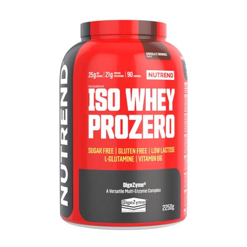 Nutrend Iso Whey Prozero (2250 g, Chocolate Brownie)