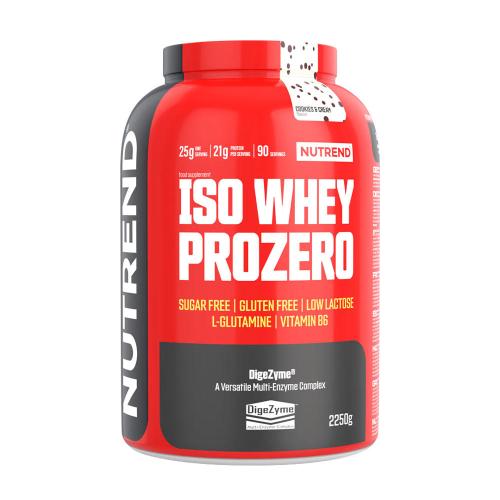 Nutrend Iso Whey Prozero (2250 g, Cookies & Cream)