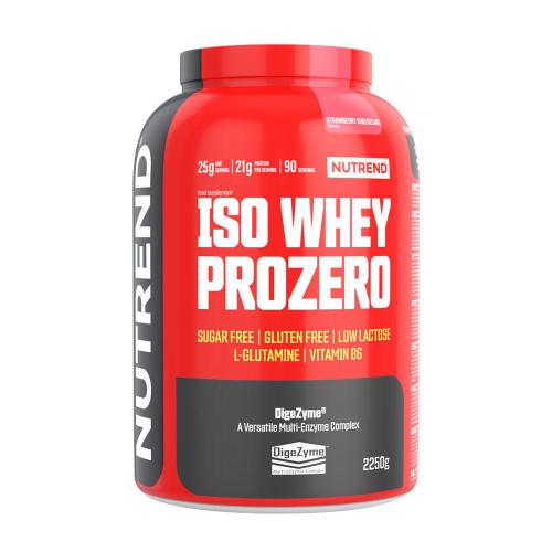 Nutrend Iso Whey Prozero (2250 g, Strawberry Cheesecake)