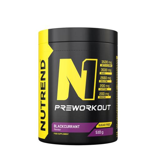 Nutrend N1 Preworkout (510 g, Blackcurrant)