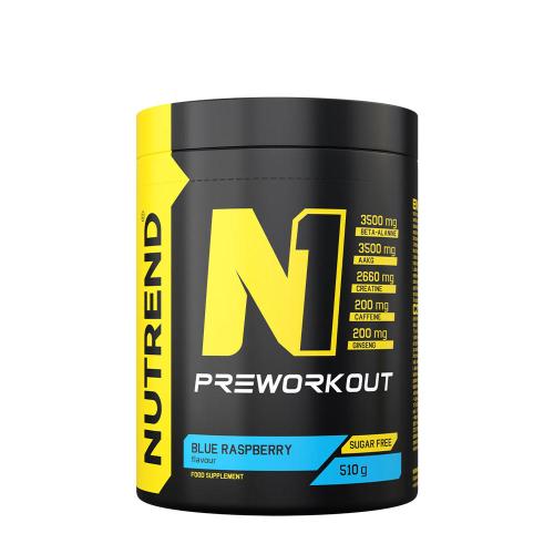 Nutrend N1 Preworkout (510 g, Blue Raspberry)