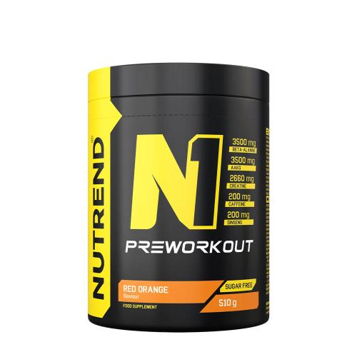 Nutrend N1 Preworkout (510 g, Red Orange)