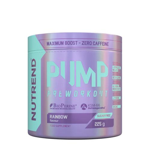 Nutrend Pump Preworkout (225 g, Rainbow)