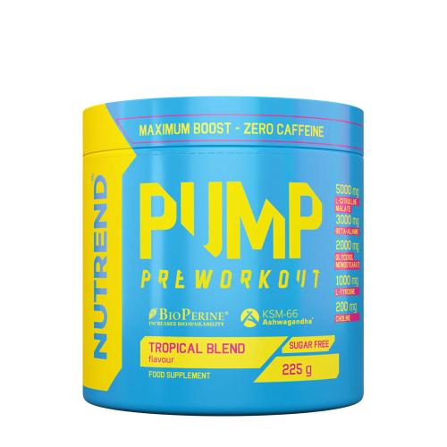 Nutrend Pump Preworkout (225 g, Tropical Blend)