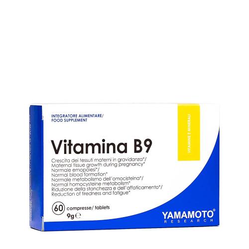 Yamamoto Research Vitamina B9 Acido folico 400 mcg (60 Tablets)