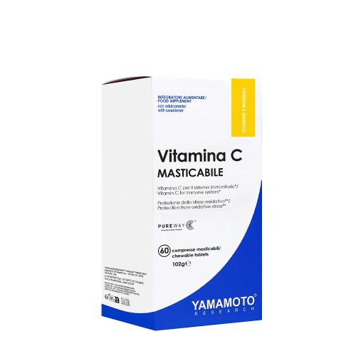 Yamamoto Research Vitamina C Masticabile PureWay® (60 Chewable Tablets)