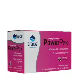   Trace Minerals Electrolyte Stamina Power Pak  (30 Packs, Cranberry)