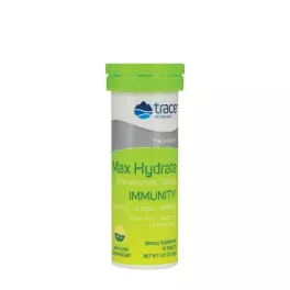   Trace Minerals Max-Hydrate Immunity  (10 Effervescent Tablets, Lemon Lime)