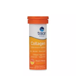   Trace Minerals Collagen Effervescent (10 Effervescent Tablets, Peach Mango)