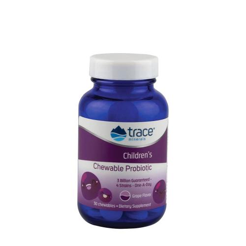 Trace Minerals Children's Probiotic 3 Billion (30 Chewable Tablets, Grape)