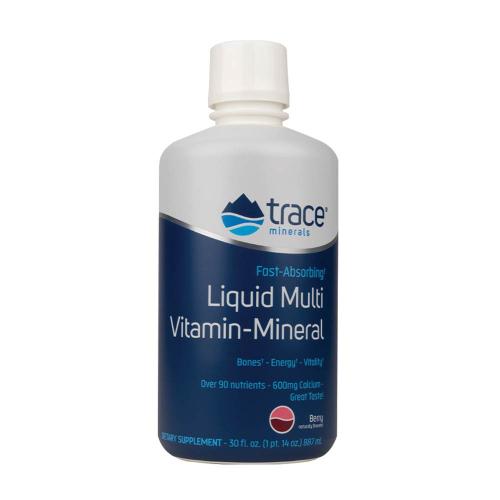 Trace Minerals Liquid Vitamin-Mineral  (30 oz, Berry)