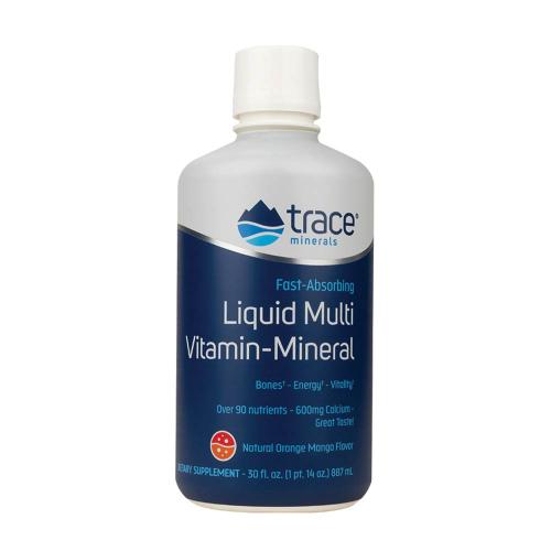 Trace Minerals Liquid Vitamin-Mineral  (30 oz, Orange Mango)