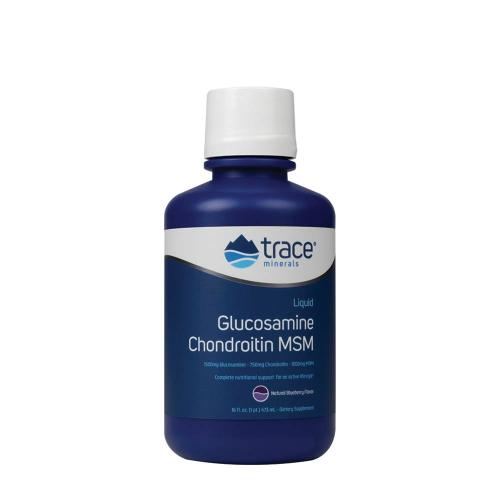Trace Minerals  Liquid Glucosamine / Chondroitin / MSM  (473 ml, Blueberry)